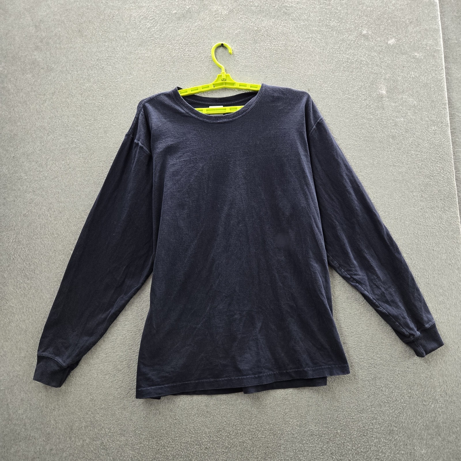Carhartt Men Shirt XL REGULAR Navy Logo K231 Original Fit Long Sleeve