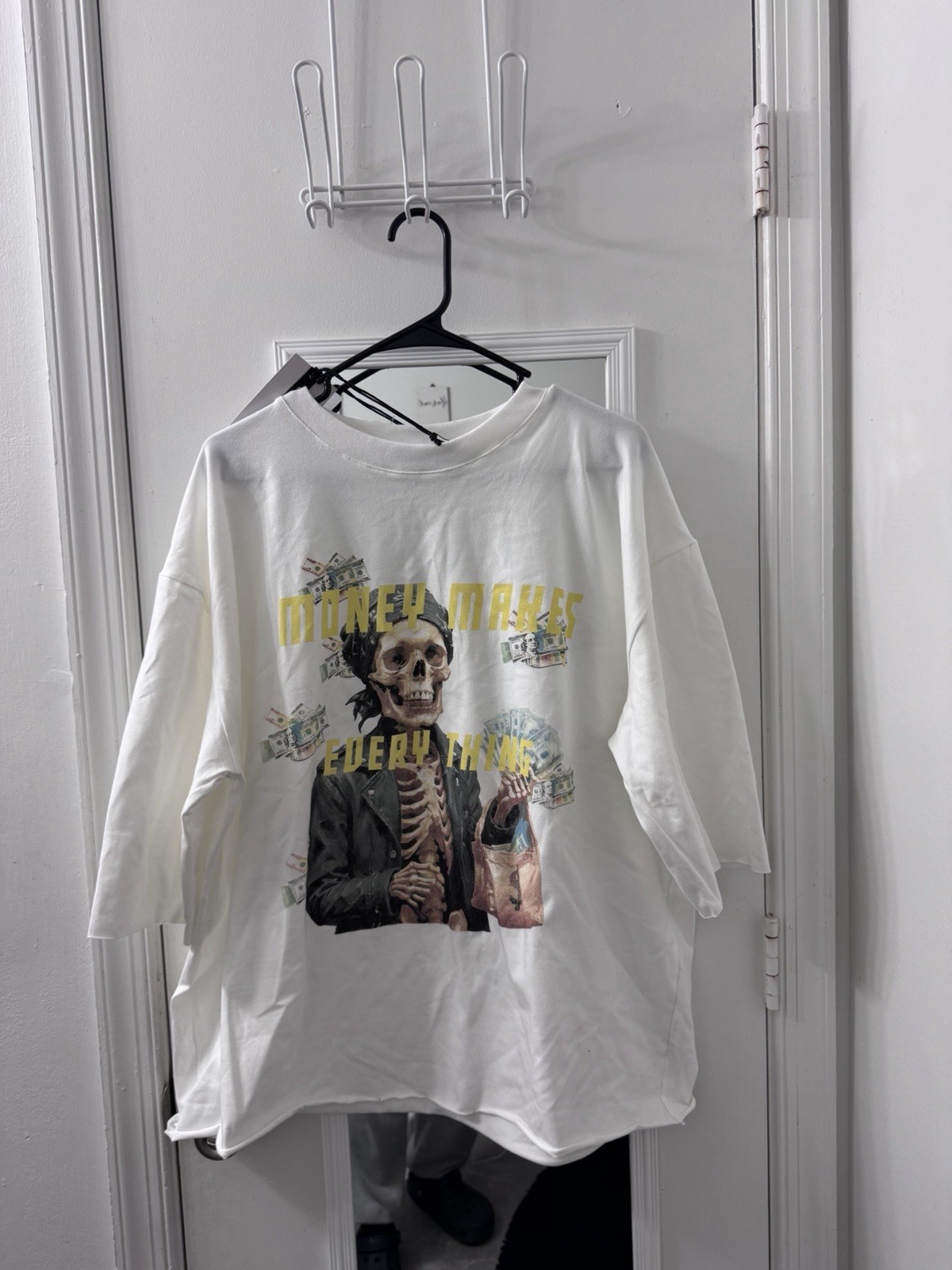 Men’s XXL Cropped Short Sleeve T-Shirt