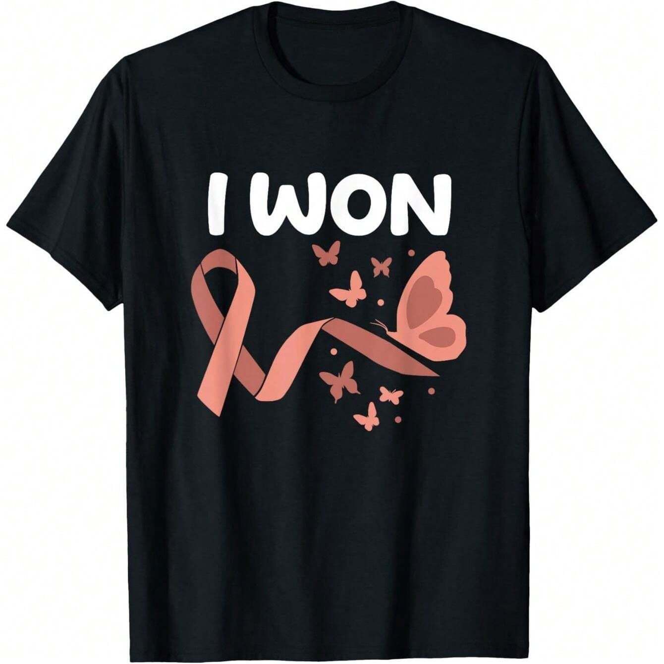 100% cotton I Win Endometrial Cancer Awareness Graphic Tee