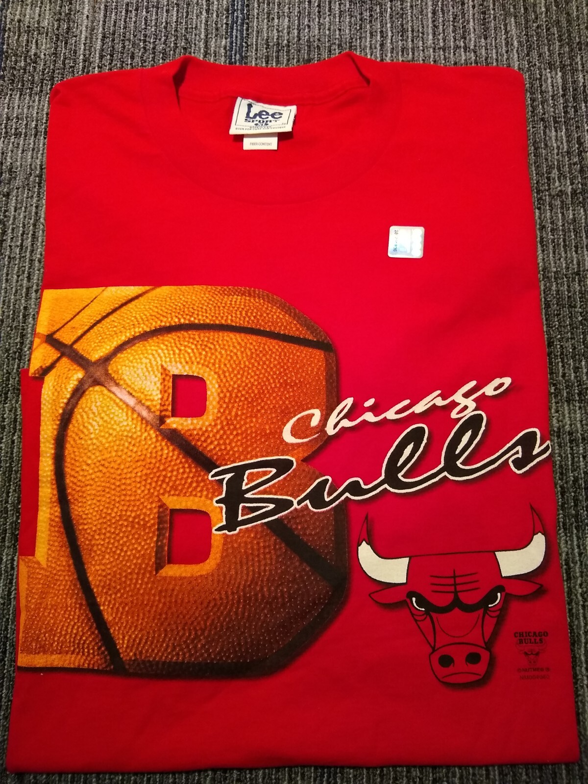 Vintage Chicago Bulls Basketball Men’s XL Shirt Lee Sport/Nutmeg NBA Tee