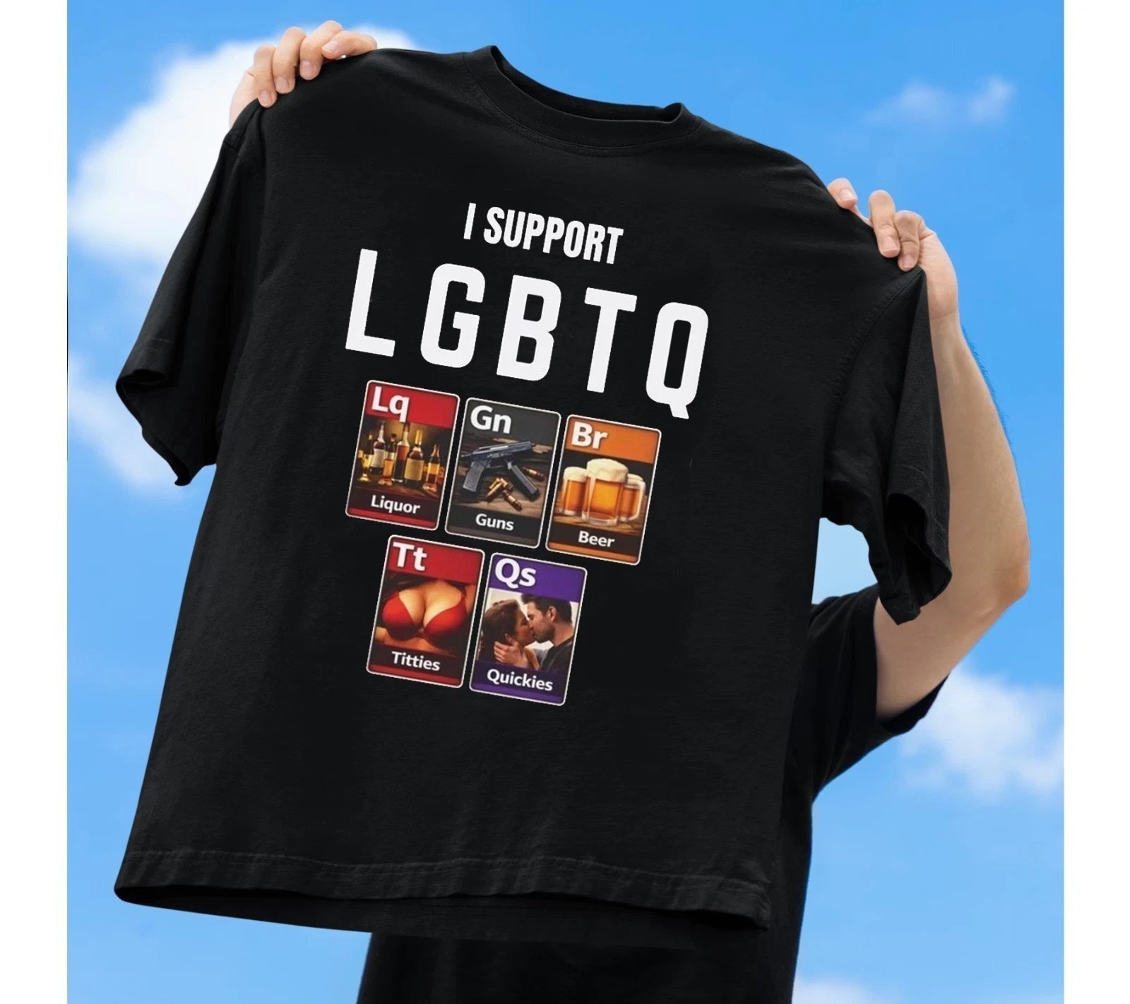 I Support LGBTQ T-Shirt, Funny Meme Tee FAST SHIP