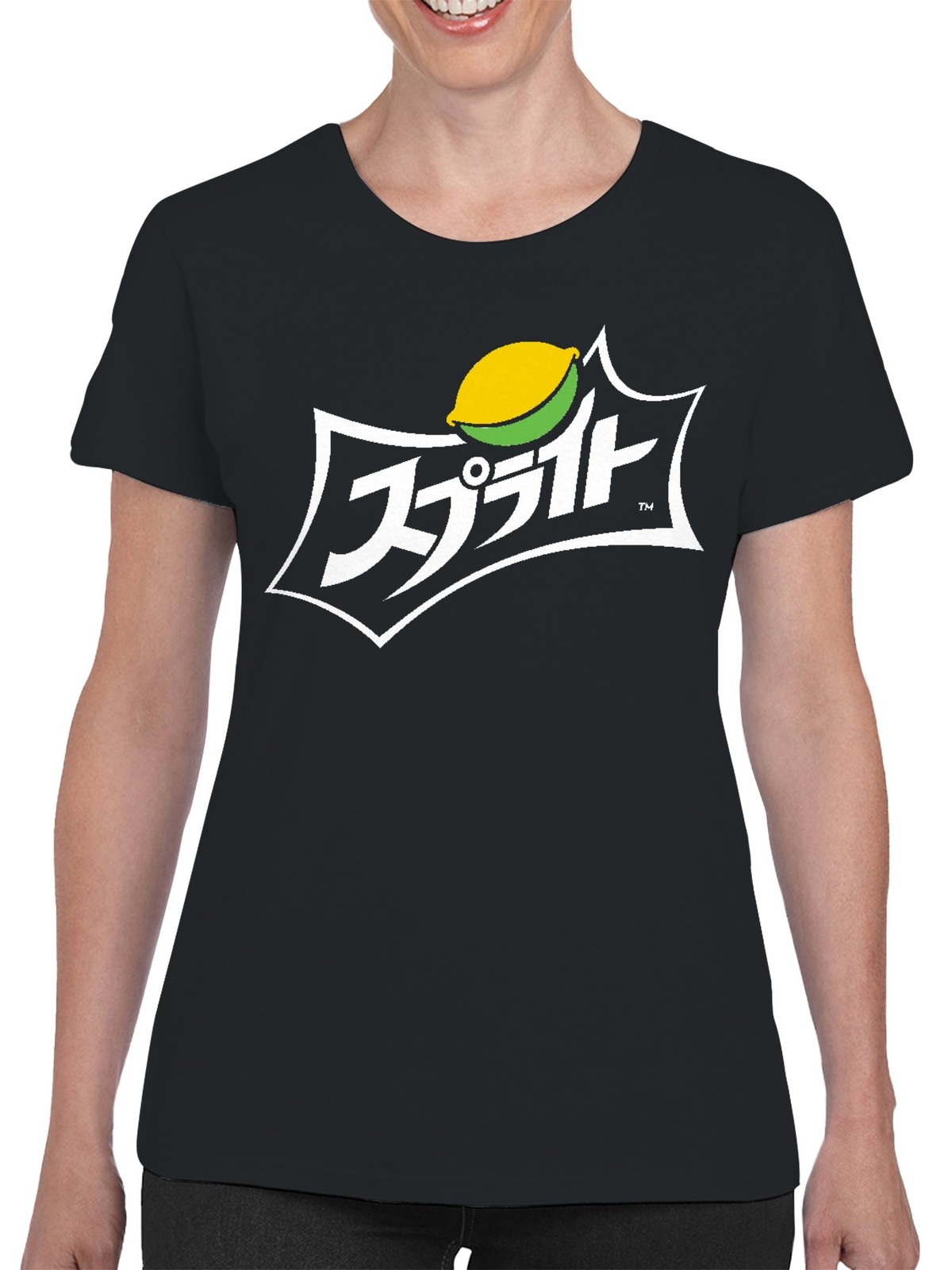 Officially Licensed Sprite Sprite Logo with Japanese Text Men’s T-shirt