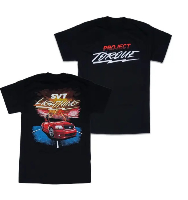 Project Torque T Shirt SVT Lightning Truck Storm Racing Graphic Tee Shirt