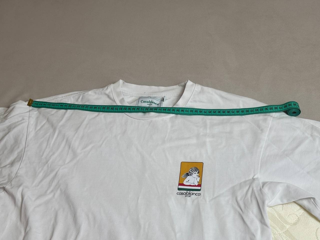 Casablanca Tennis Club Sport Angel T-Shirt White Size M Authentic