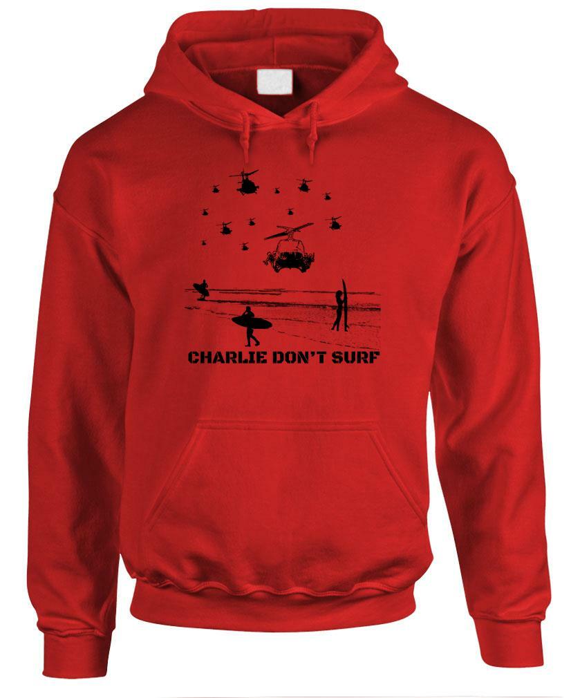 CHARLIE DON’T SURF – Fleece Pullover Hoodie
