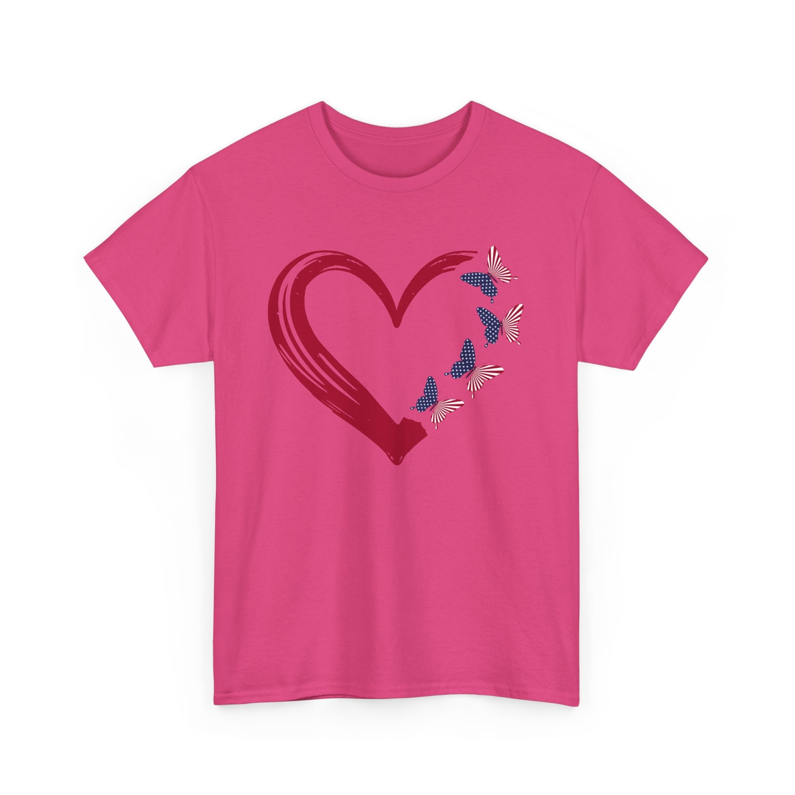 USA United Heart T-Shirt | Perfect for Any Patriotic Occasion | USA lover Shirt