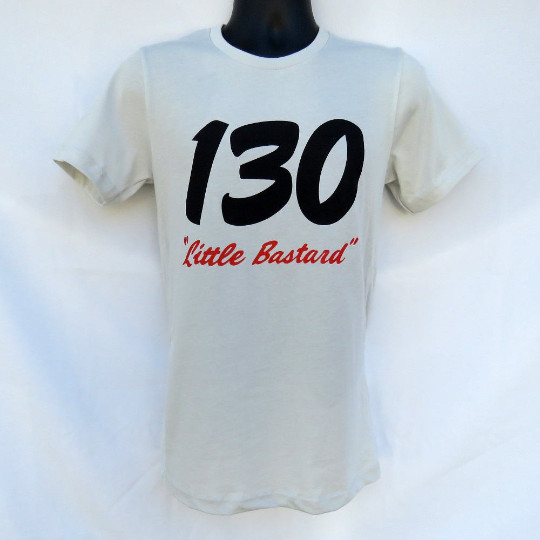 JAMES DEAN LITTLE BASTARD T-shirt 550 SPYDER SPEEDSTER SCCA PCA RACING 130