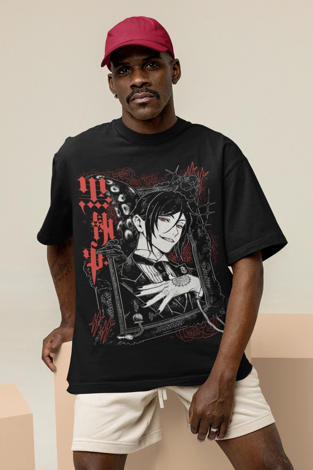 Anime Black Butler T-shirt Manga Shirts Men Women Unisex #3