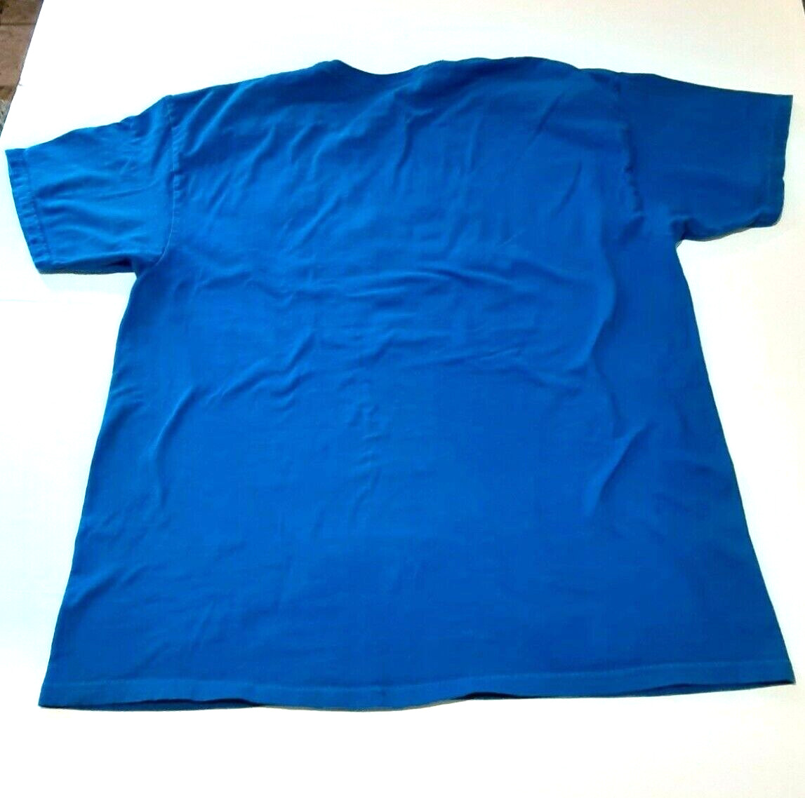 Harry Potter Gold Foil HP Logo and Snitch Blue T-Shirt Large