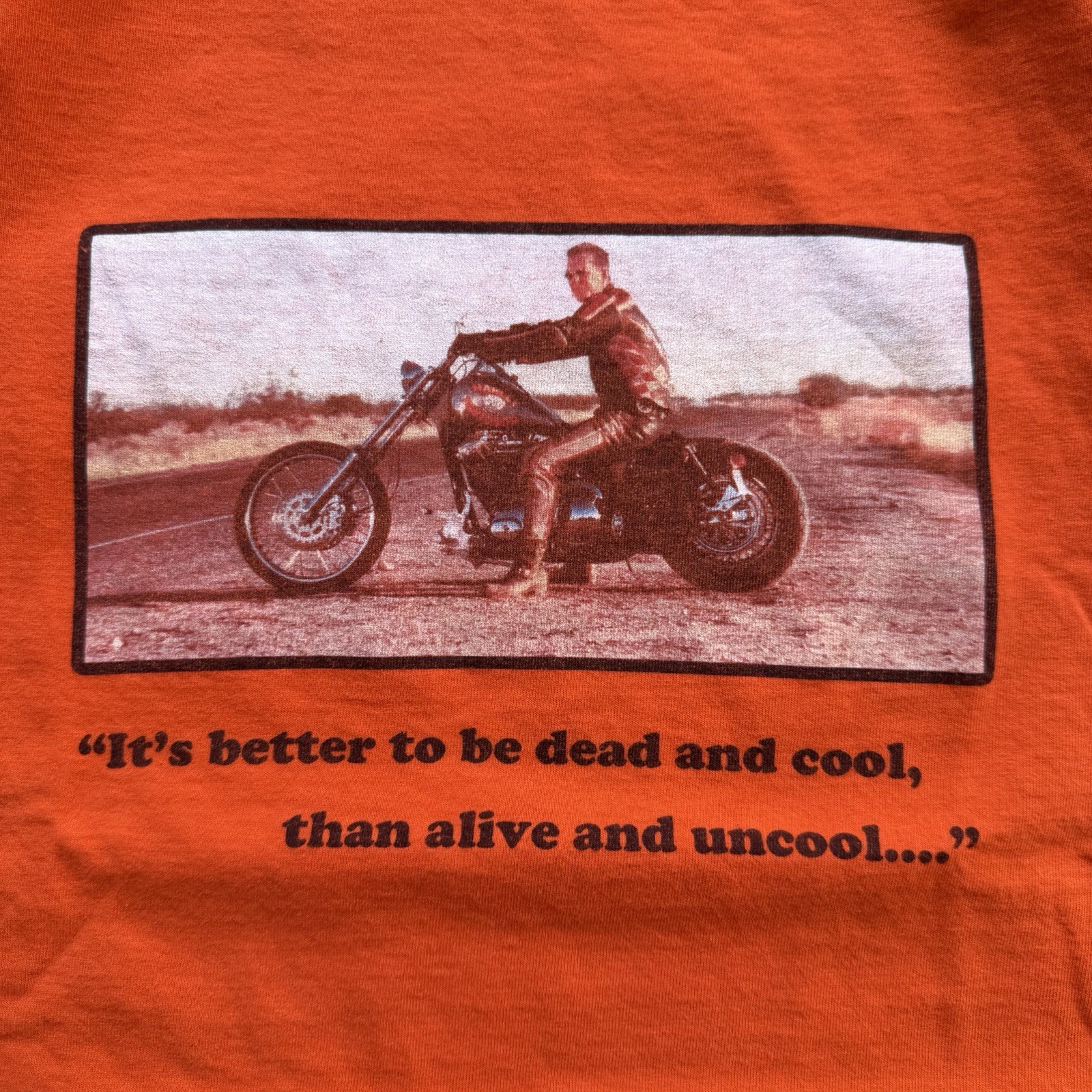 00s Harley Davidson and The Marlboro Man Movie Quote T Shirt Men Size Large Rare
