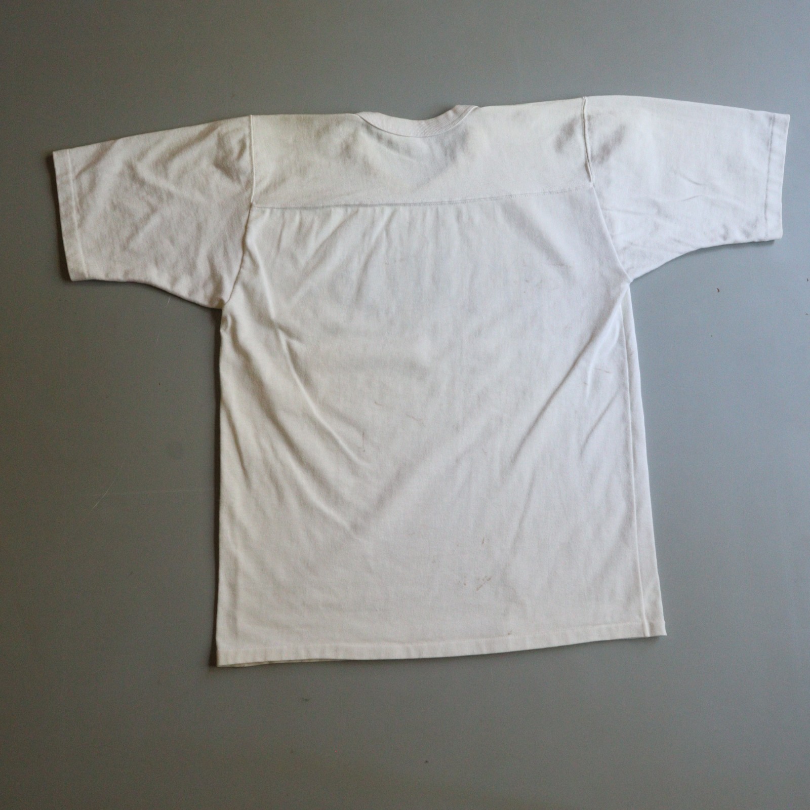 Vintage Delaware Jersey Shirt Cotton Nylon Medium 1980s