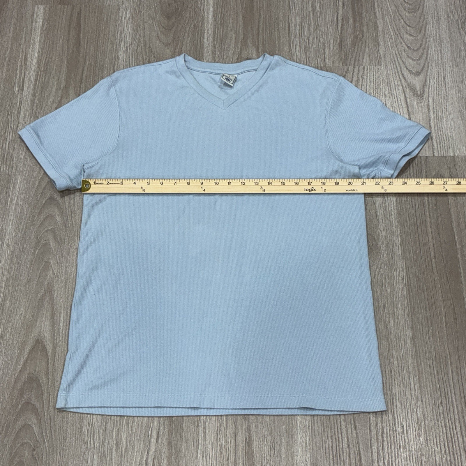 Old Navy Ribbed V Neck T Shirt MensLarge Short Sleeve Casual Basic Tee
