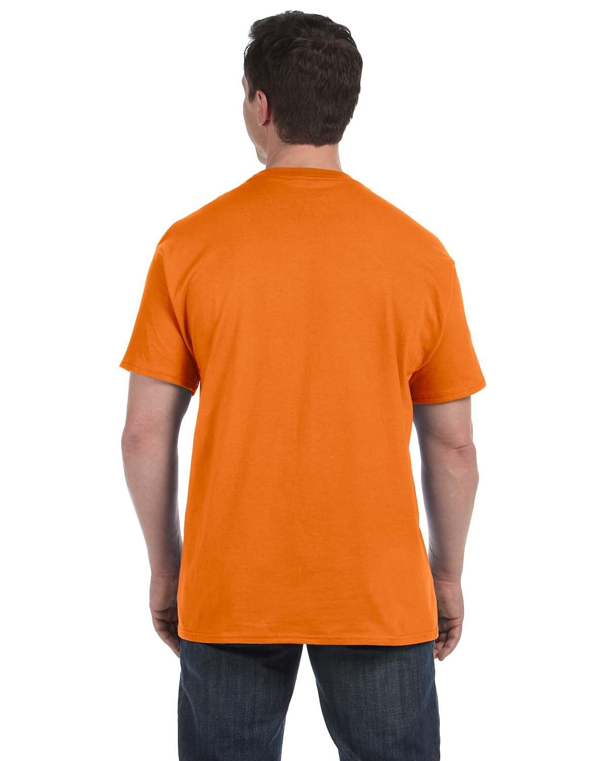 Hanes Men’s Authentic-T Plain Crew Neck Short Sleeves Pocket T-Shirt 5590
