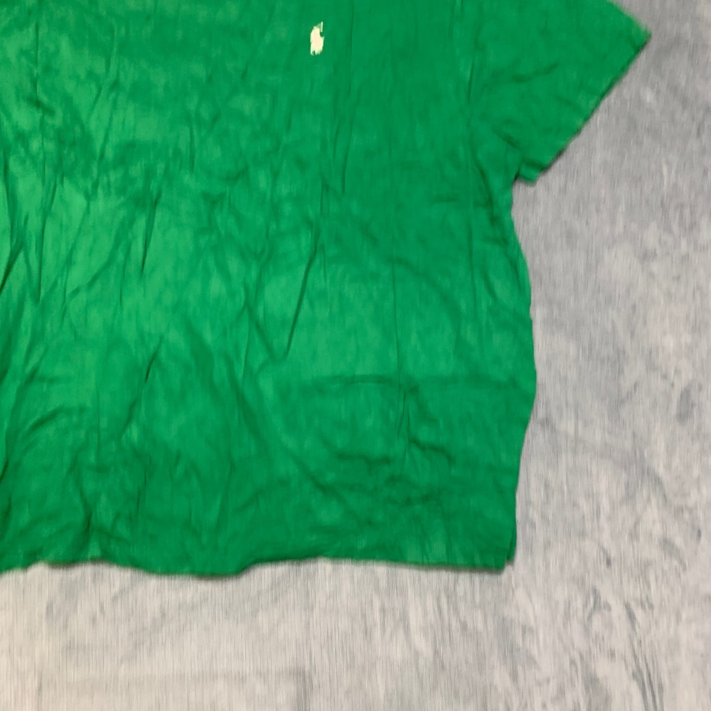 Polo By Ralph Lauren T Shirt Mens 2XL Green Cotton Crew Neck Pony Logo Pullover